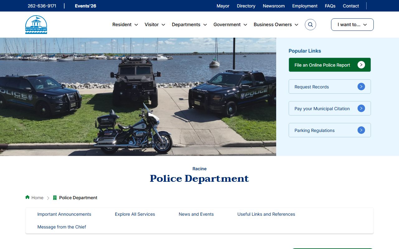 Racine sex offenders Racine Police Department page