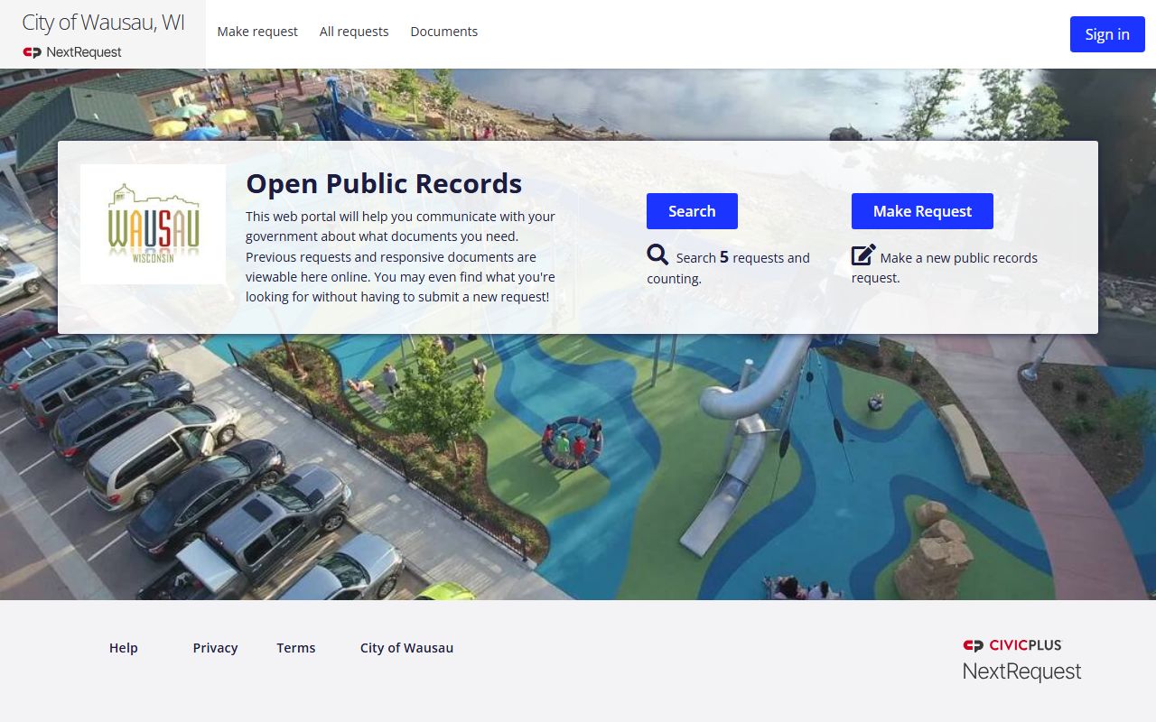 Wausau sex offenders records request portal