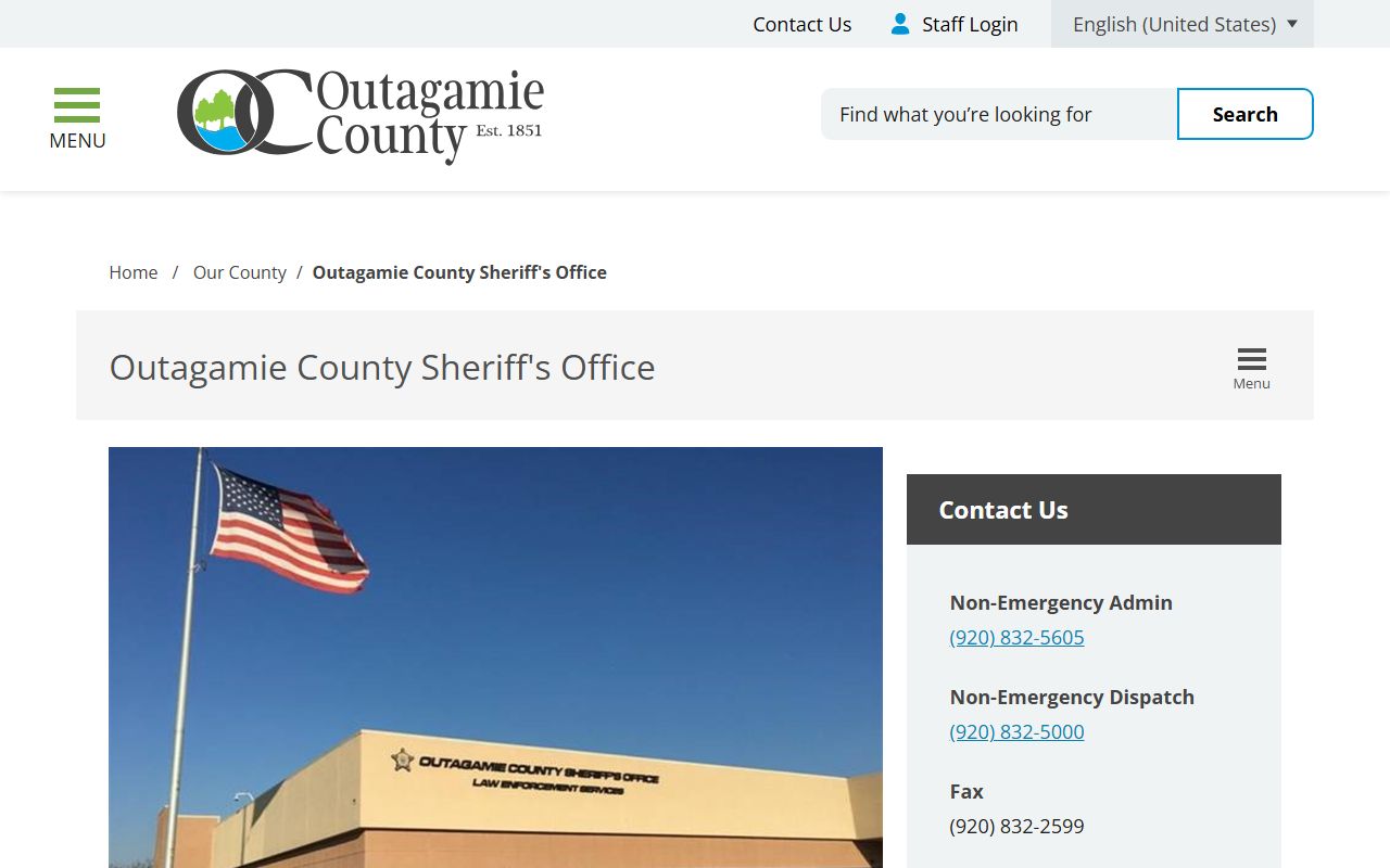 Appleton sex offenders Outagamie County sheriff page
