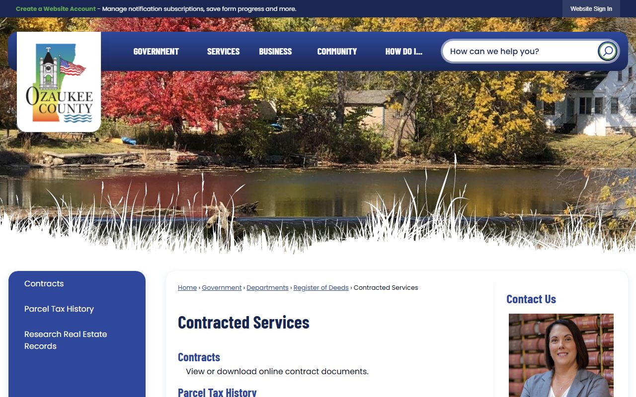 Ozaukee County sex offenders sheriff office image