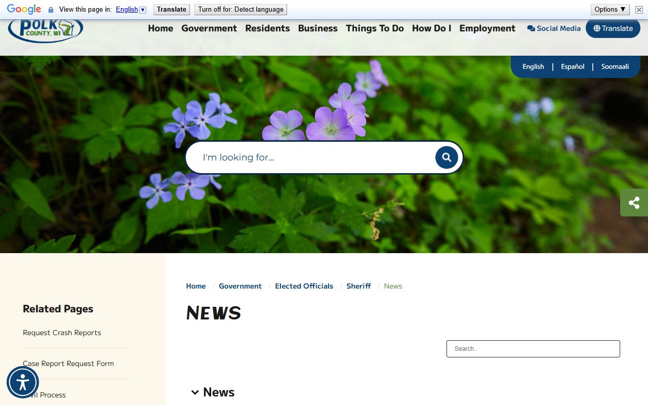 Polk County sex offenders sheriff news page