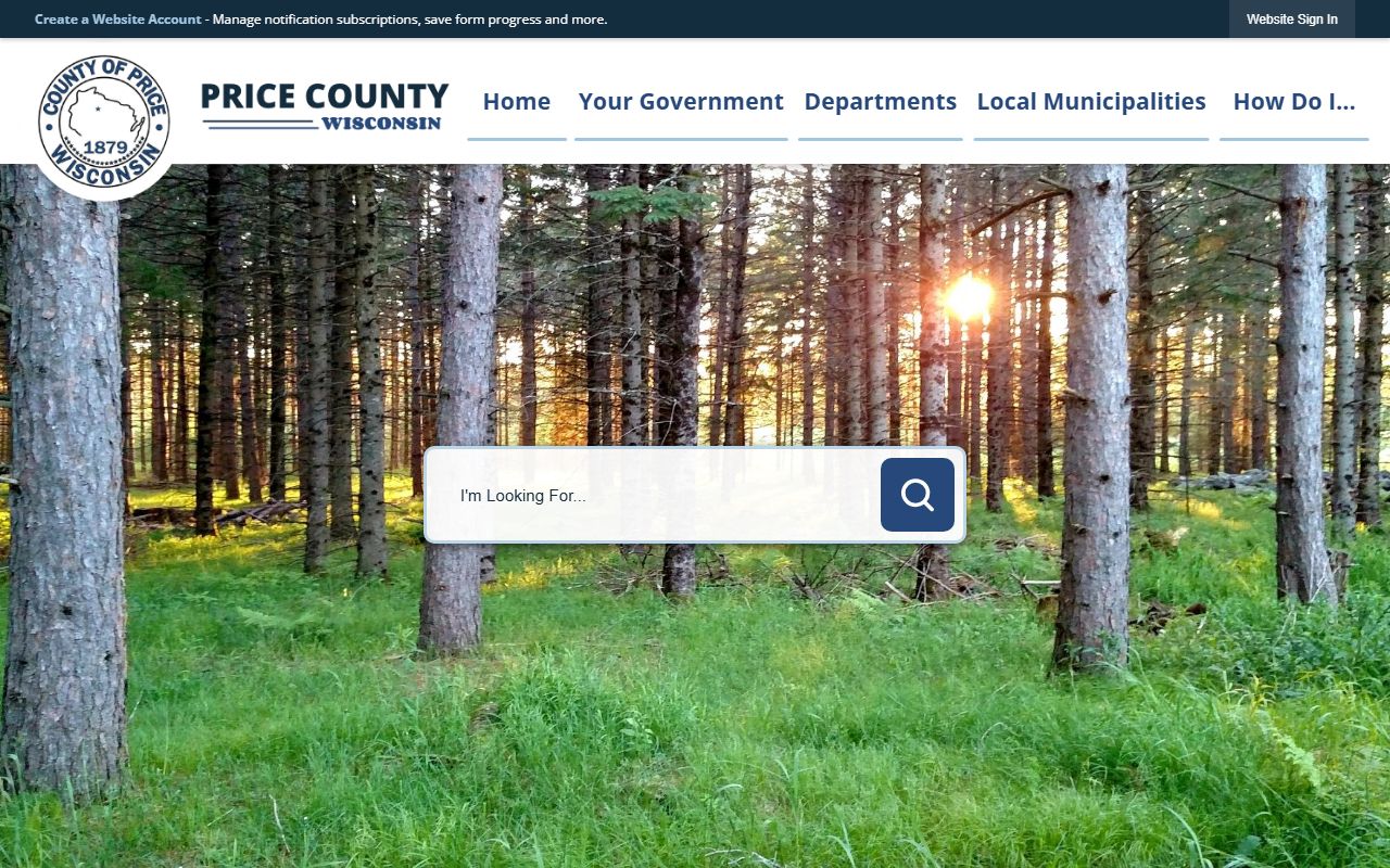 Price County sex offenders sheriff records page