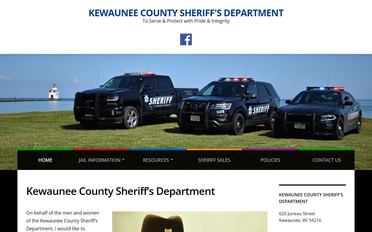 Kewaunee County sex offenders sheriff records page