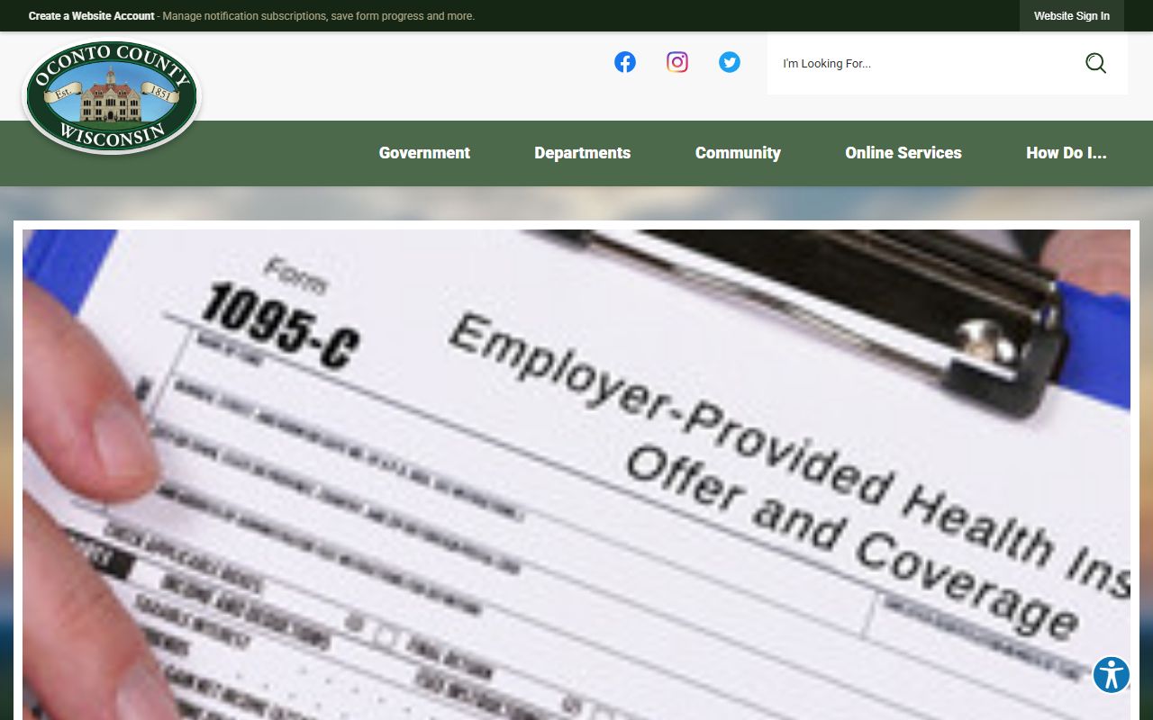 Oconto County sex offenders sheriff office page