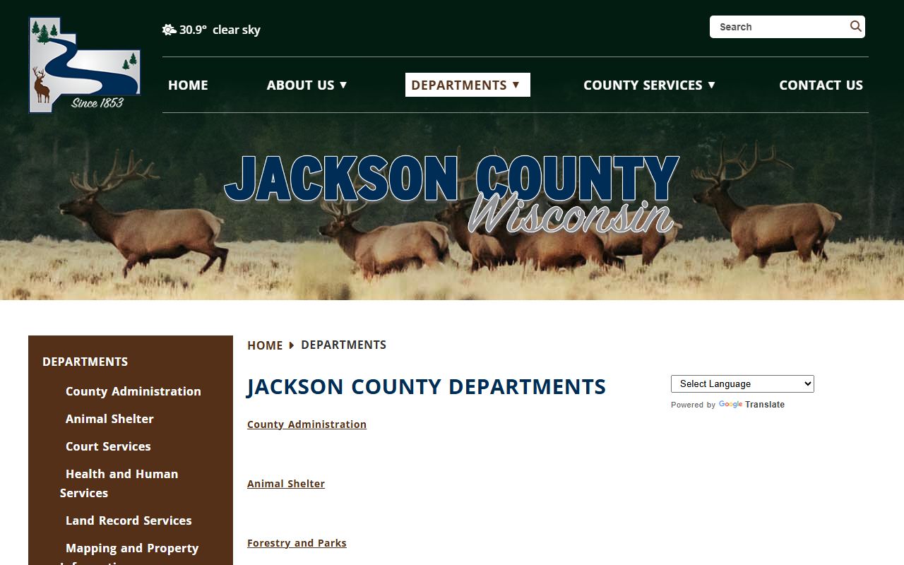 Jackson County sex offenders clerk of courts page